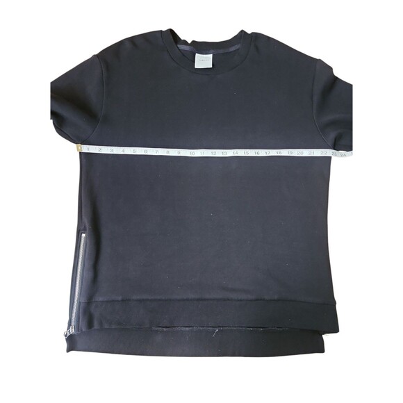 Varley Charter 2.0 Oversized Side Zip Sweatshirt Women's Large Black Doublesoft - Picture 7 of 9